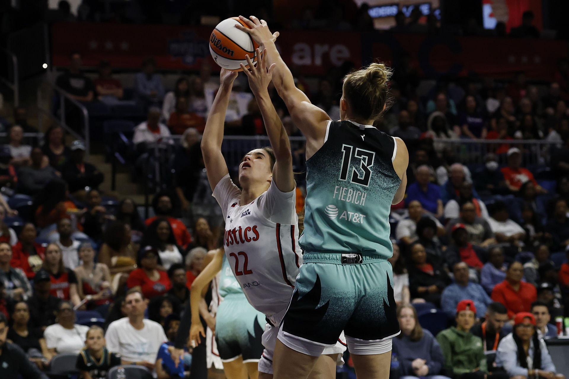 WNBA: New York Liberty at Washington Mystics - Source: Imagn