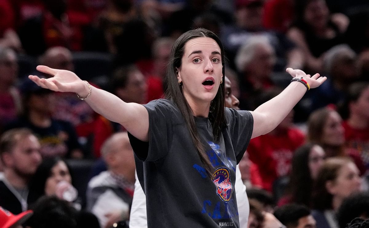 "Better have her at every game in the finals" - Fans react to Caitlin Clark being Pacers' good luck charm in run to NBA finals