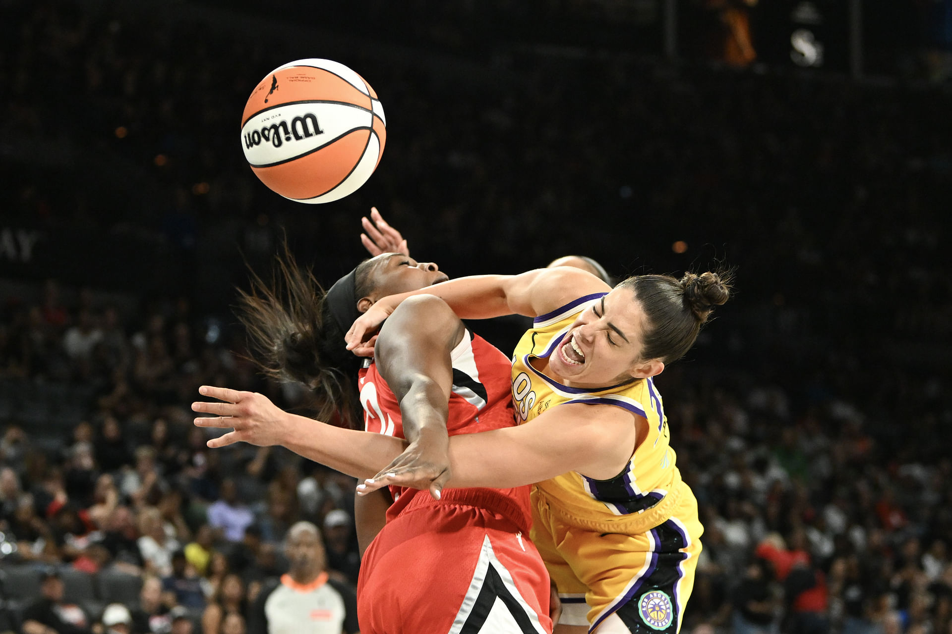 WNBA: Los Angeles Sparks at Las Vegas Aces - Source: Imagn