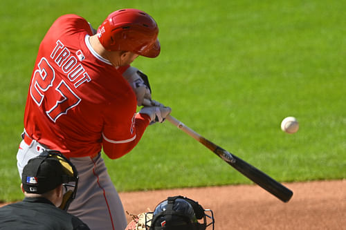 Mike Trout has the power to change the game with one swing - Source: Imagn