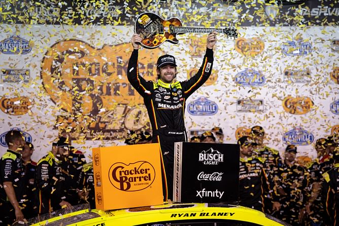 Ryan Blaney relieved after "nothing wacky happened" in Nashville amid 'rough year' in 2025