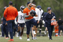 “He’s a triple threat”: Caleb Williams draws Travis Hunter comparison after QB’s one-handed catch during Bears OTAs