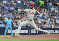 Cristopher Sanchez might rack up over 6 K’s tonight - Source: Imagn