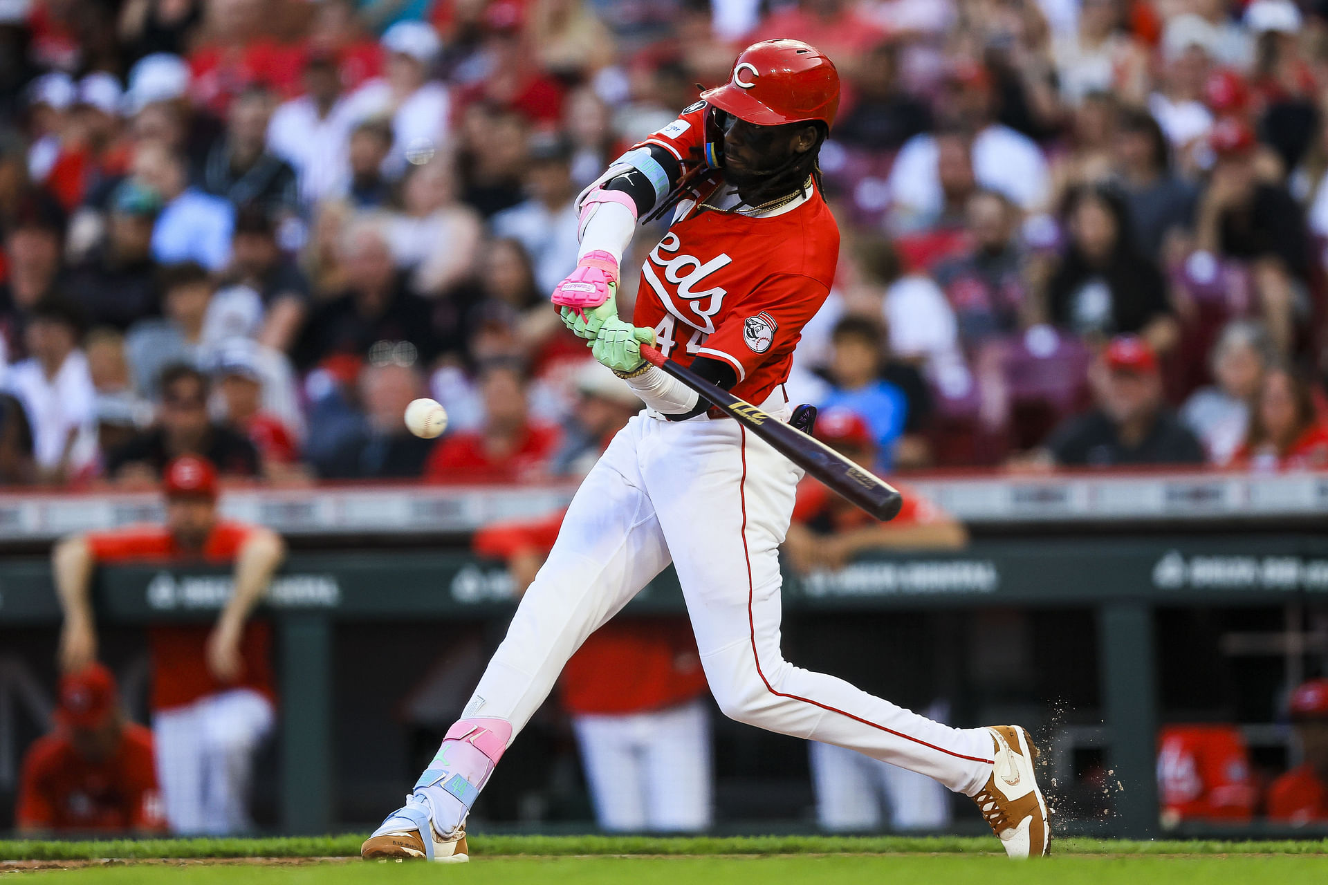 Elly De La Cruz could hit a home run today - Source: Imagn