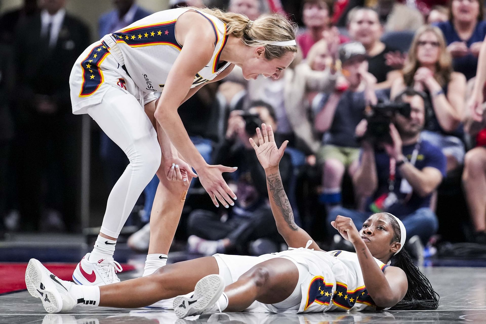 WNBA: Washington Mystics at Indiana Fever - Source: Imagn