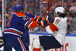 Oilers' Evander Kane takes subtle dig at Matthew Tkachuk after thrilling Game 1 OT win against Panthers