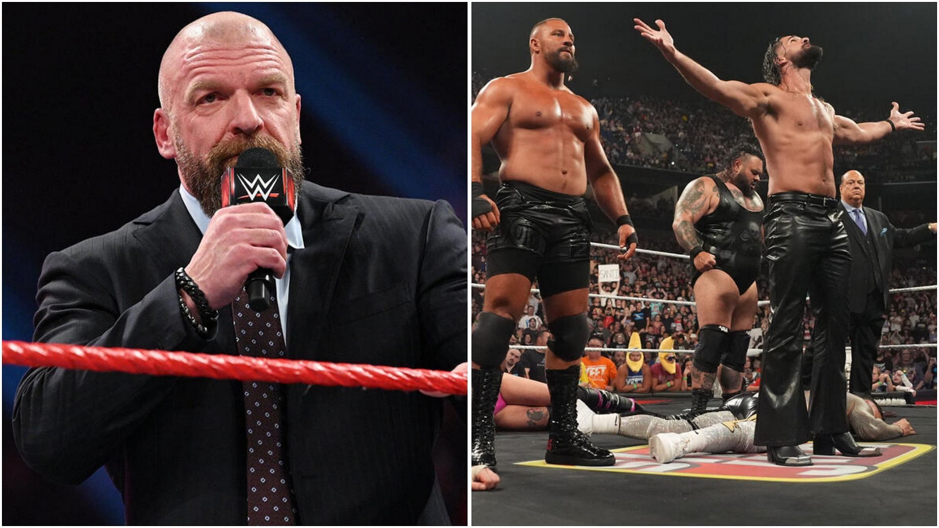 Triple H and Seth Rollins