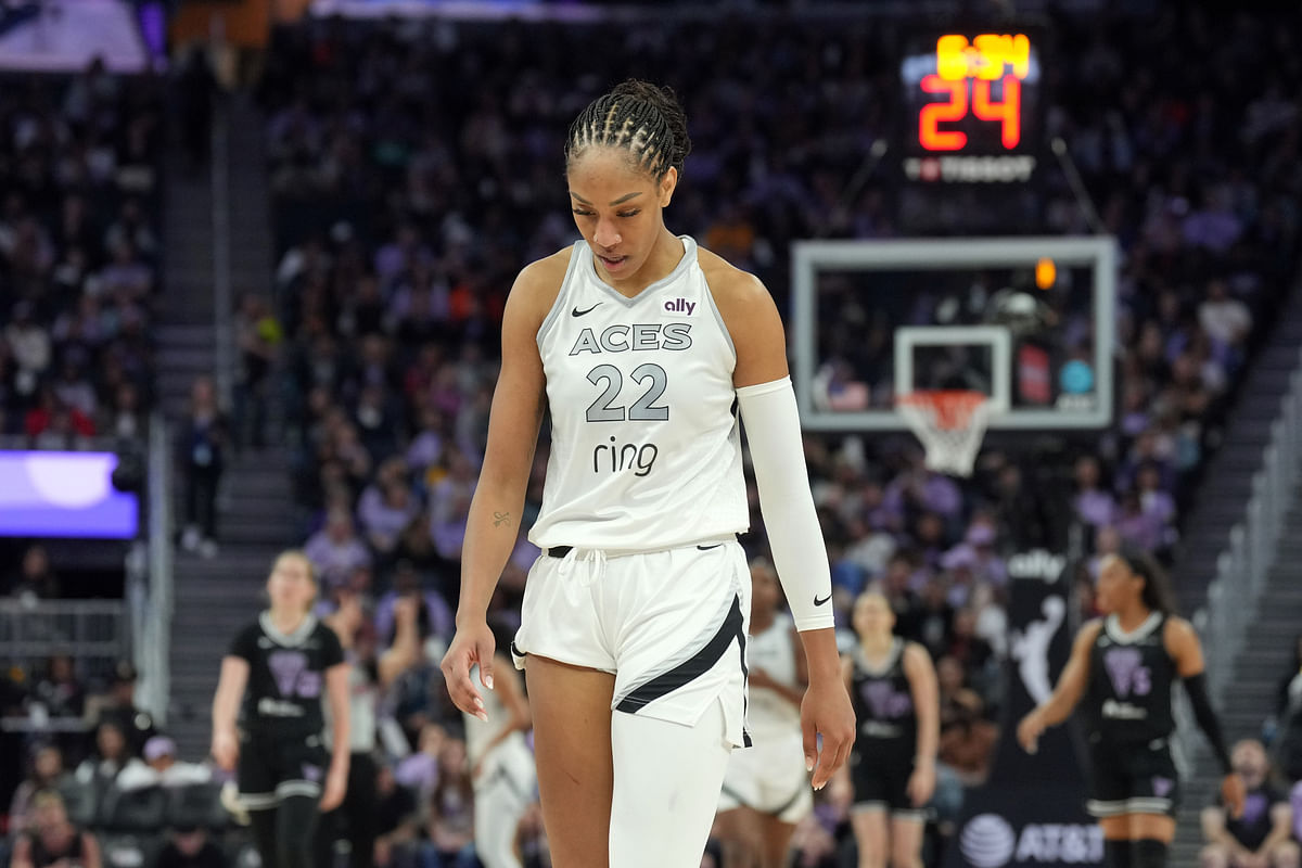 Why is A'ja Wilson not playing tonight against Mercury? Latest update on Aces superstar's status