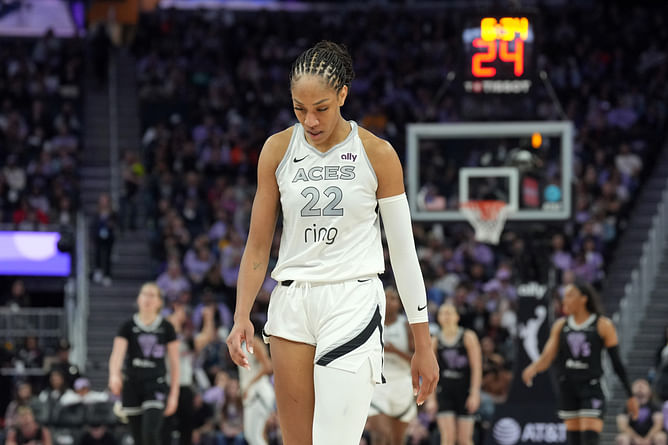 Why is A'ja Wilson not playing tonight against Mercury? Latest update on Aces superstar's status