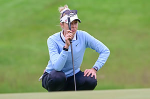 Nelly Korda revisits Sports Illustrated shoot in $214.7 blue swimsuit