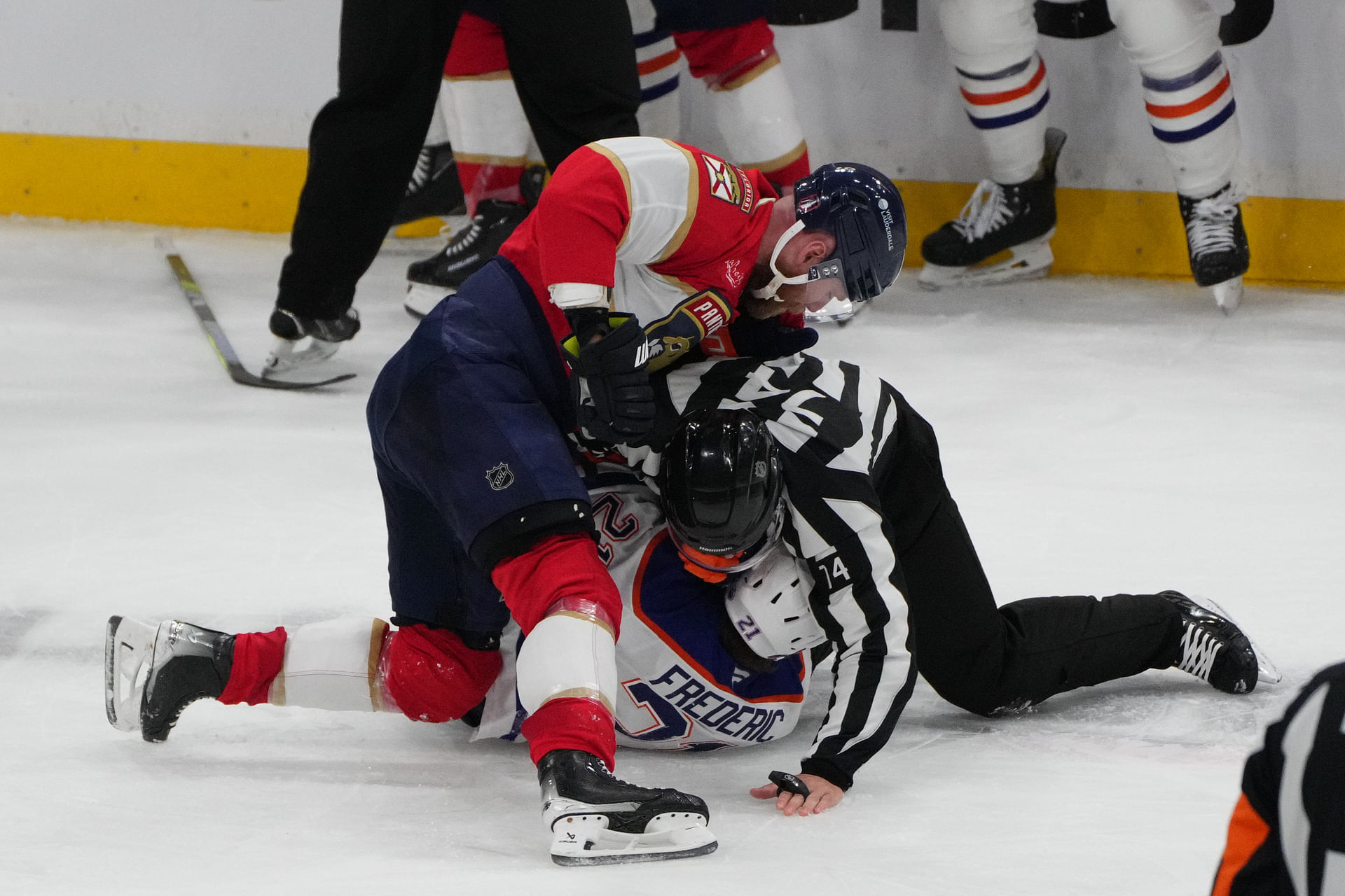 Frederic's rough and unpleasant style did not help oilers overcome the Panthers-Font: ImagN