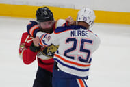Darnell Nurse went toe-to-toe with Jonah Gadjovich in Game 3 - Source: Imagn