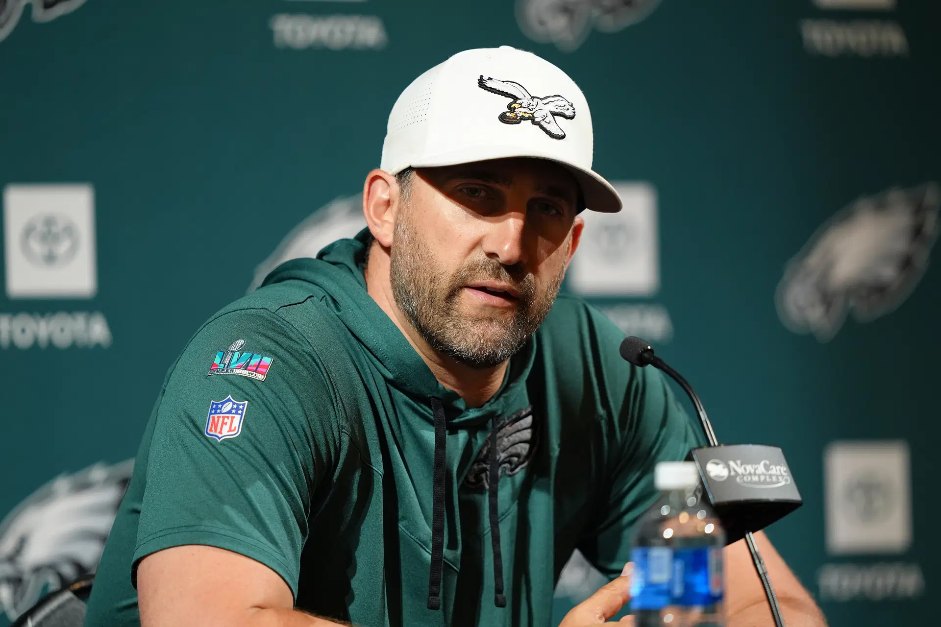 Sniff it, don’t drink it: Nick Sirianni delivers rallying mantra to keep Eagles grounded ahead of 2025 NFL season
