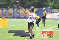 Pittsburgh Steelers QB Aaron Rodgers during the minicamp. (Credits: IMAGN)