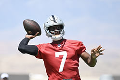 Geno Smith sets the record straight after 'NFL on Amazon' posts incorrect career timeline ahead Raiders debut