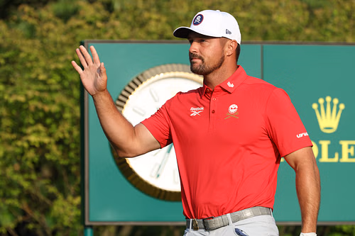 Bryson DeChambeau made a mistake (Image via Imagn)
