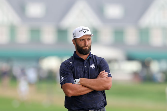 WATCH: Jon Rahm caught in hot mic moment after missing putt at US Open 2025