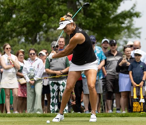 Lexi Thompson at the 2025 Meijer LPGA Classic - Source: Imagn