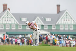 How did Xander Schauffele perform in R4 of the 2025 US Open?