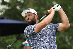How did Jon Rahm perform in the 2025 US Open, Round 4?