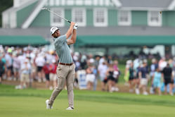 Why was play suspended during Round 4 of the 2025 US Open?