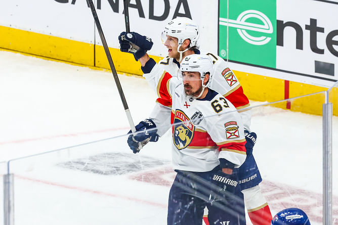 Brad Marchand opens up on team's strategy as Panthers seek Stanley Cup win at home against Oilers