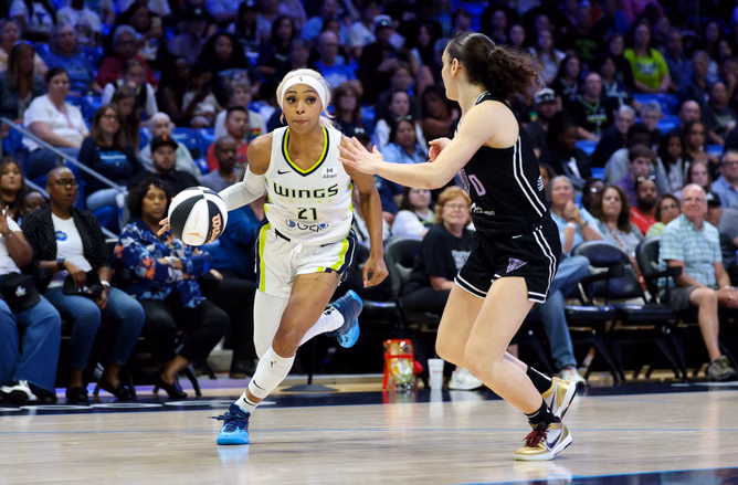 Is DiJonai Carrington playing tonight against Indiana Fever? Latest on Dallas Wings star's status (June 27)