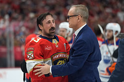 Brad Marchand drops bold announcement on his future with Panthers during Stanley Cup celebration