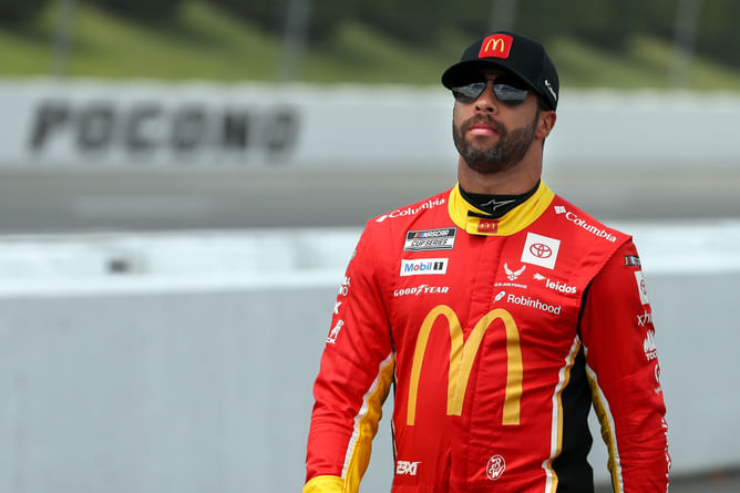 NASCAR insider flags Bubba Wallace's playoff chances after brake issue at Pocono dropped 23XI racer by 2 spots