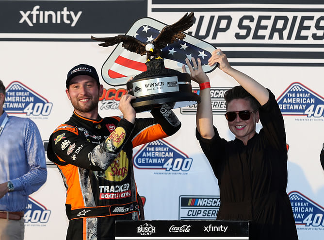 Chase Briscoe makes feelings known after denying Pocono’s ‘greatest of all time’ for his first NASCAR victory with JGR