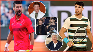 Eddie Redmayne, David Beckham's son Romeo, Dustin Hoffman & others light up French Open for men's SF ft. Carlos Alcaraz, Novak Djokovic