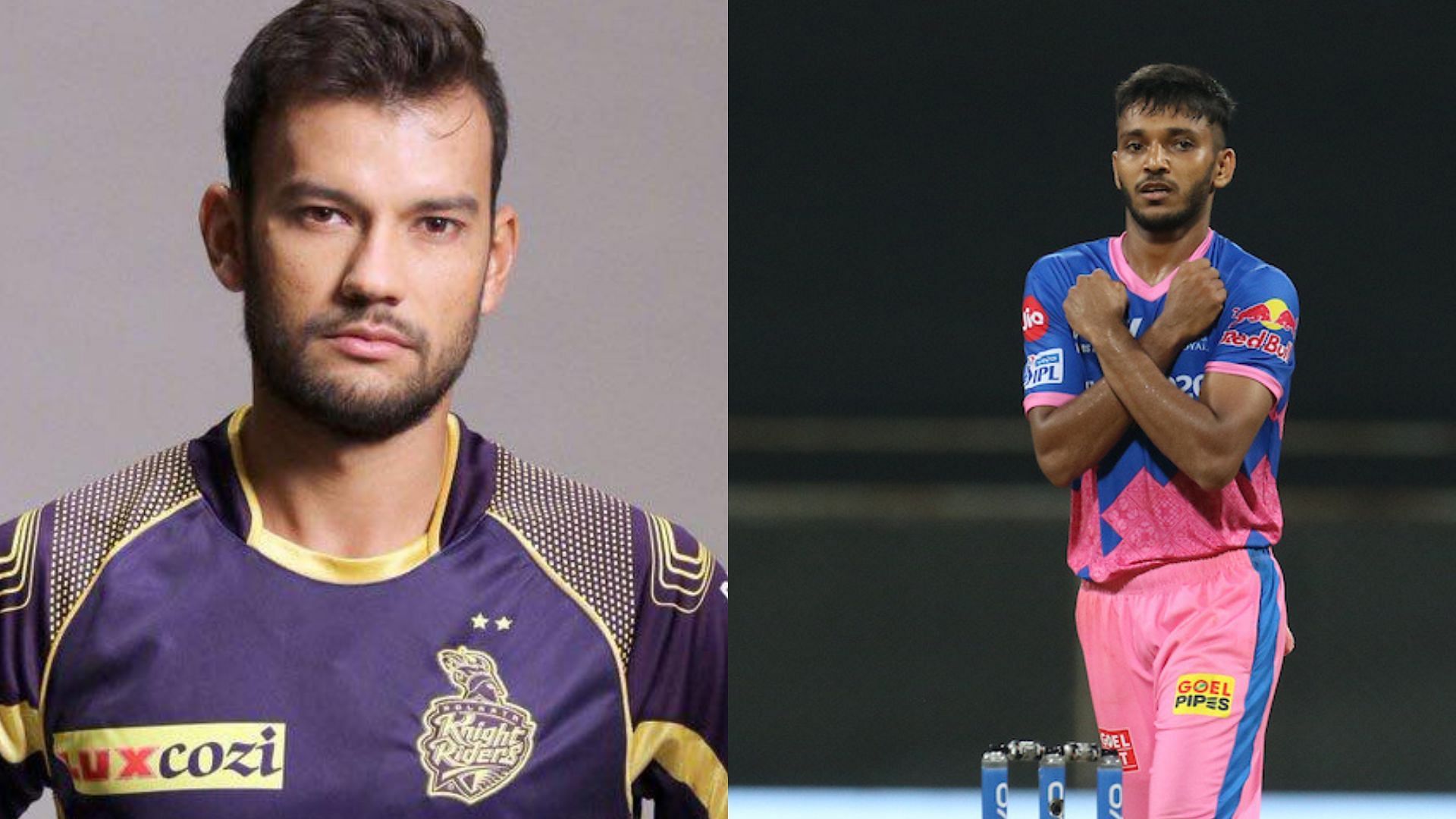 Sheldon Jackson and Chetan Sakariya (Image credits: Sheldon Jackson on Facebook &amp; IPL on X)