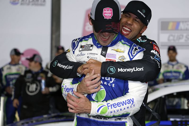 "May have cried": Bubba Wallace lauds Daniel Suárez’s monumental NASCAR victory in Mexico