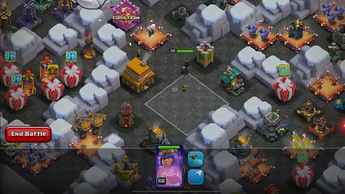 Placement of Archer Queen (Image via Supercell)