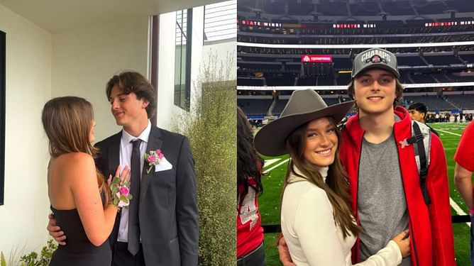 Ohio State QB Julian Sayin and GF Gabrielle turn heads at Megan Moroney concert in Columbus