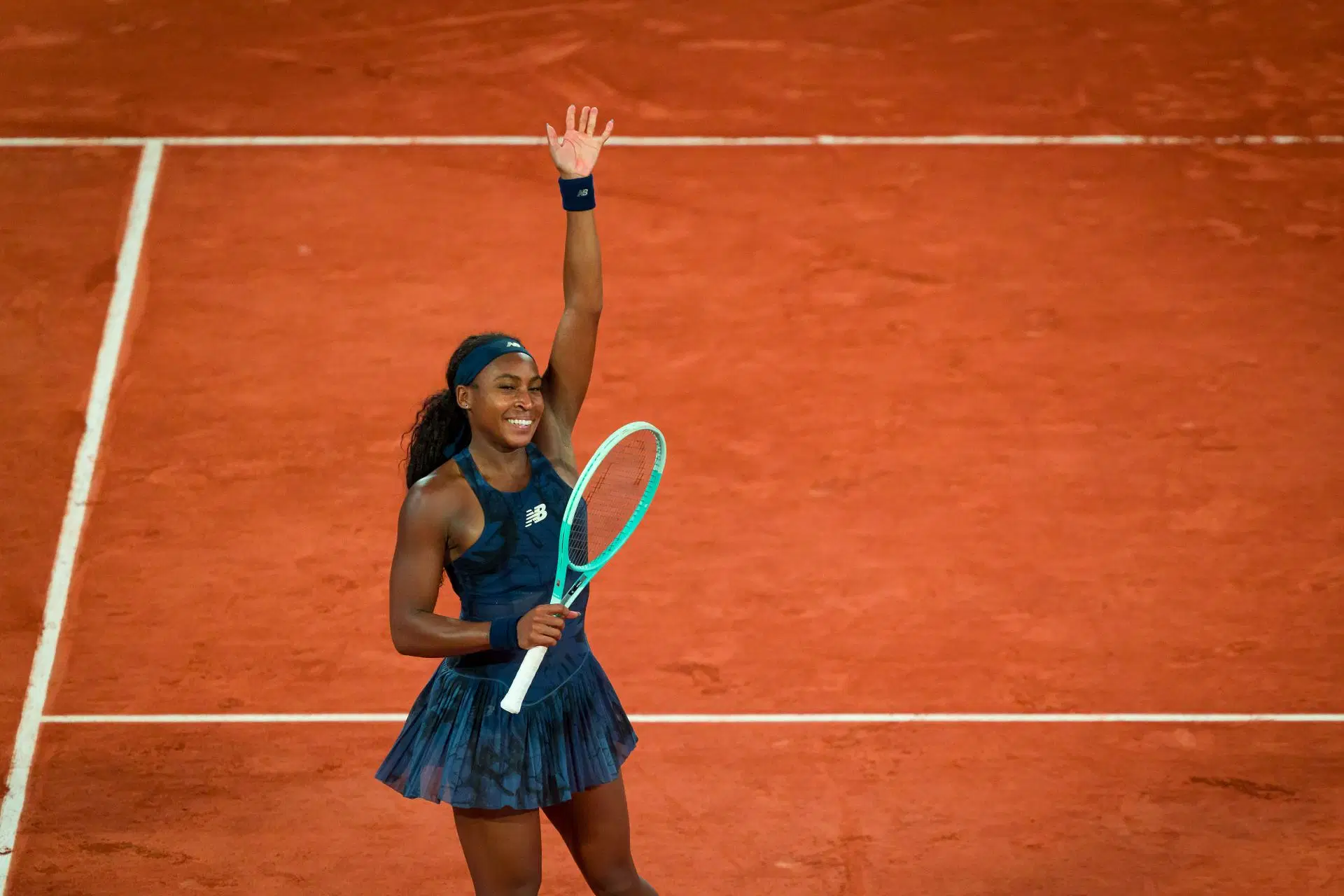Coco Gauff at the French Open 2025. (Photo: Getty)