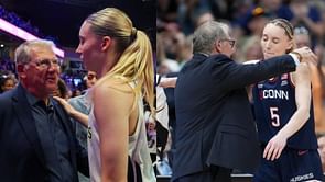 ICYMI: Geno Auriemma goes all in to support former Husky Paige Bueckers during intense Sun vs Wings matchup