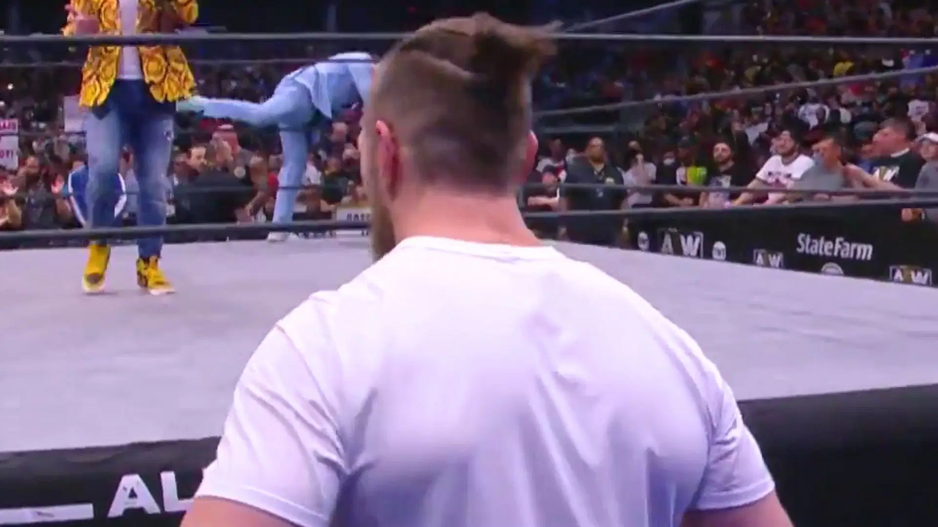 A wrestling legend might return to AEW soon. (Image via AEW YouTube) 