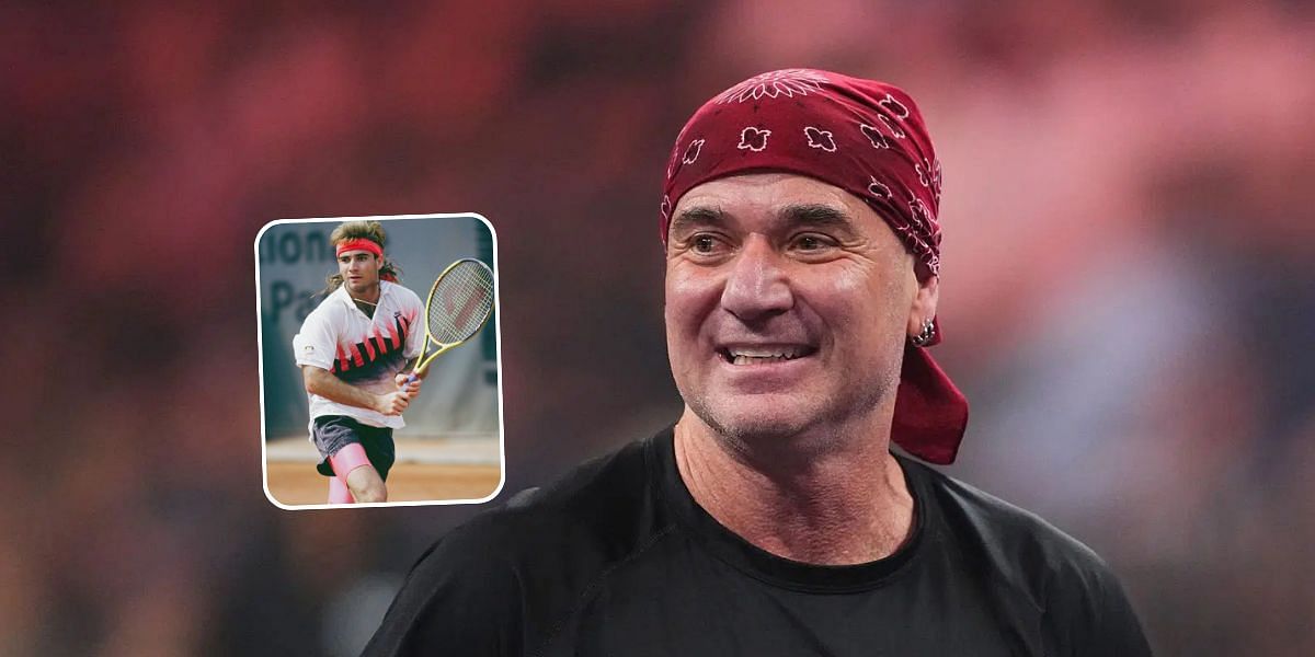 Andre Agassi finally breaks down his iconic &quot;Hot Lava&quot; Nike kit story | Image Source: Getty