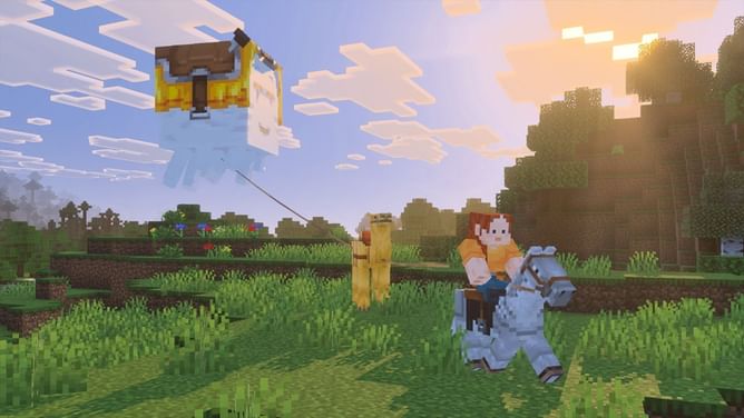 Is Vibrant Visuals coming to Minecraft Java in Chase the Skies update?
