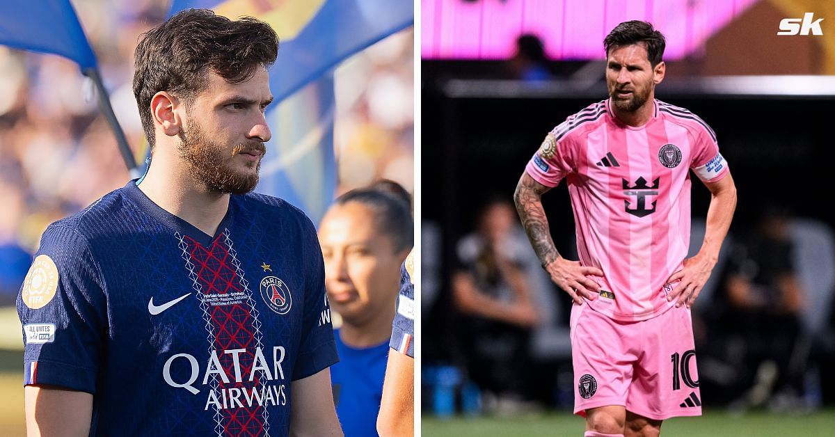 PSG star Khvicha Kvaratskhelia reacted to facing Lionel Messi at the Club World Cup