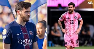 Cristiano Ronaldo fan Khvicha Kvaratskhelia reacts to facing Lionel Messi after PSG secure 4-0 win over Inter Miami at Club World Cup