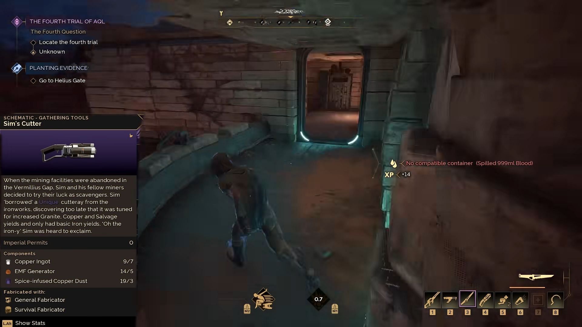 Multiple Copper Unique Dune Awakening Schematics can be found at Keyhole Rock (Image via Funcom || YouTube/SiNKiLLeR)