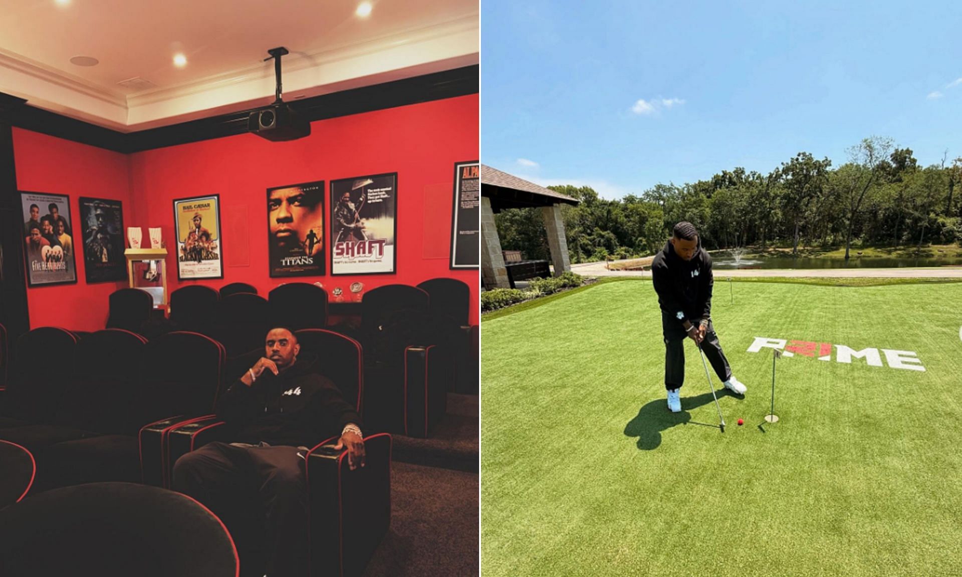 Deion Sanders Jr gives sneak peek to his luxurious life. (Picture credit:  Sanders Jr