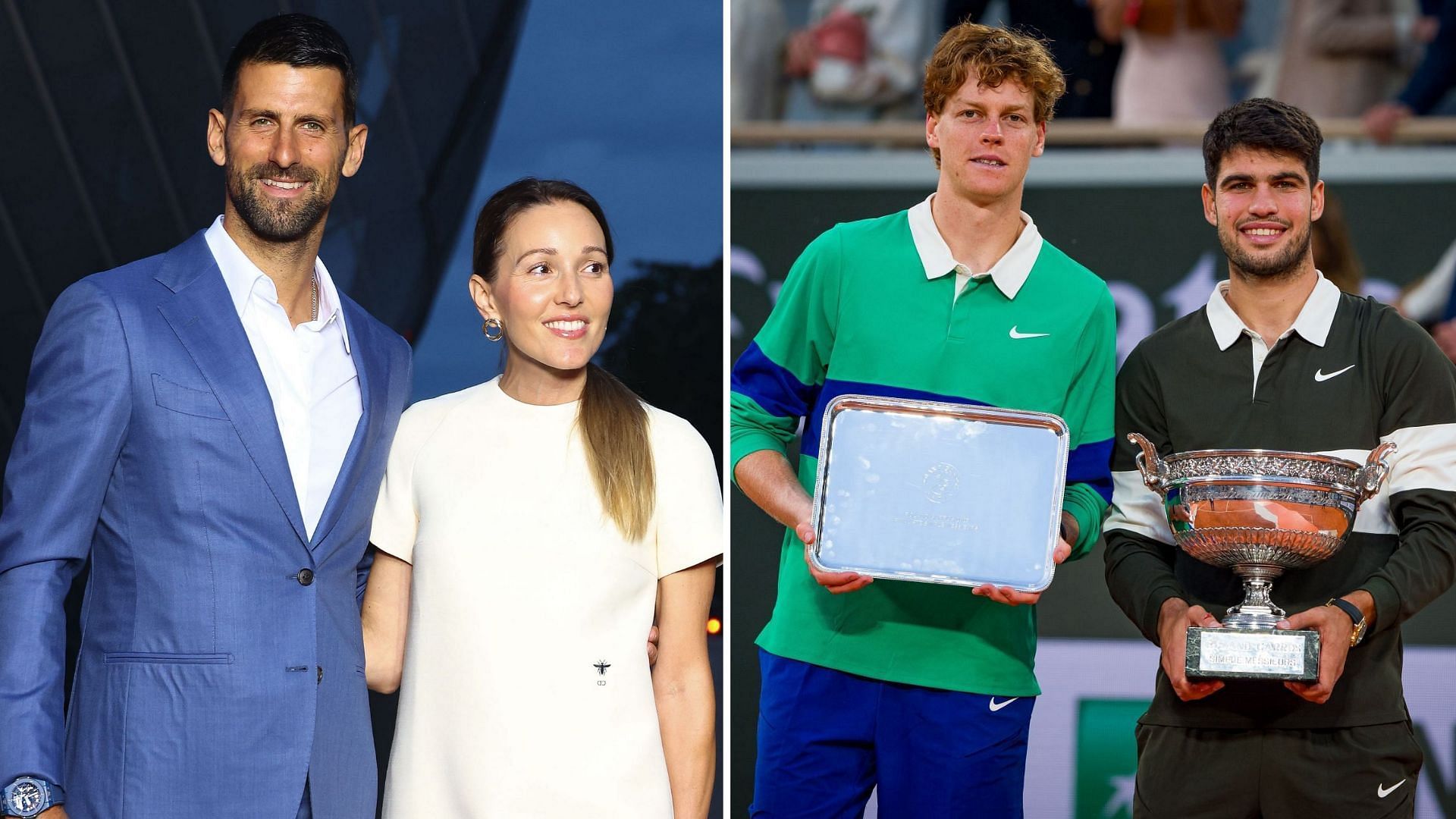 Novak Djokovic wife Carlos Alcaraz