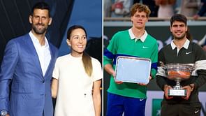 Novak Djokovic's wife Jelena sends a rare message to Carlos Alcaraz after Spaniard's stunning French Open victory over Jannik Sinner