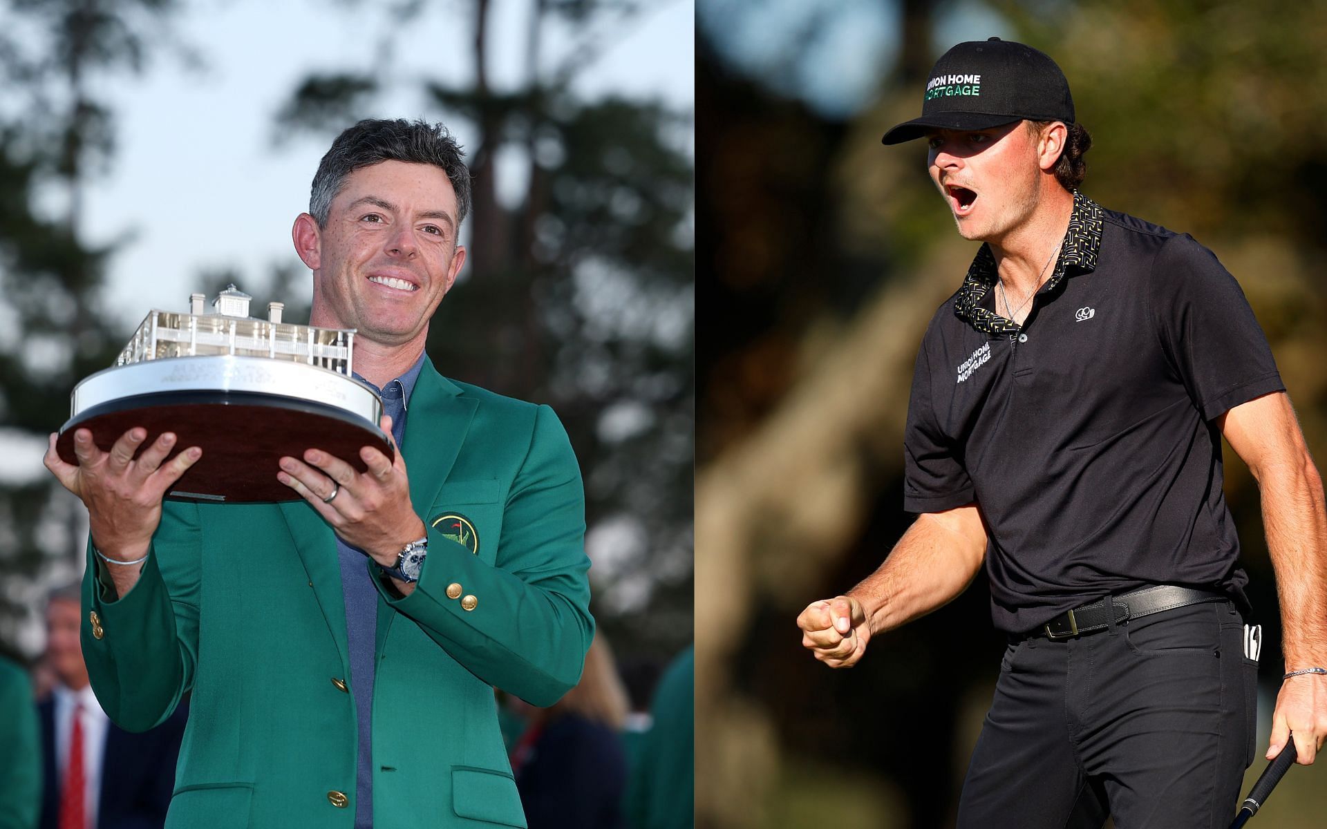 Rory McIlroy and Luke Clanton ( via Getty)