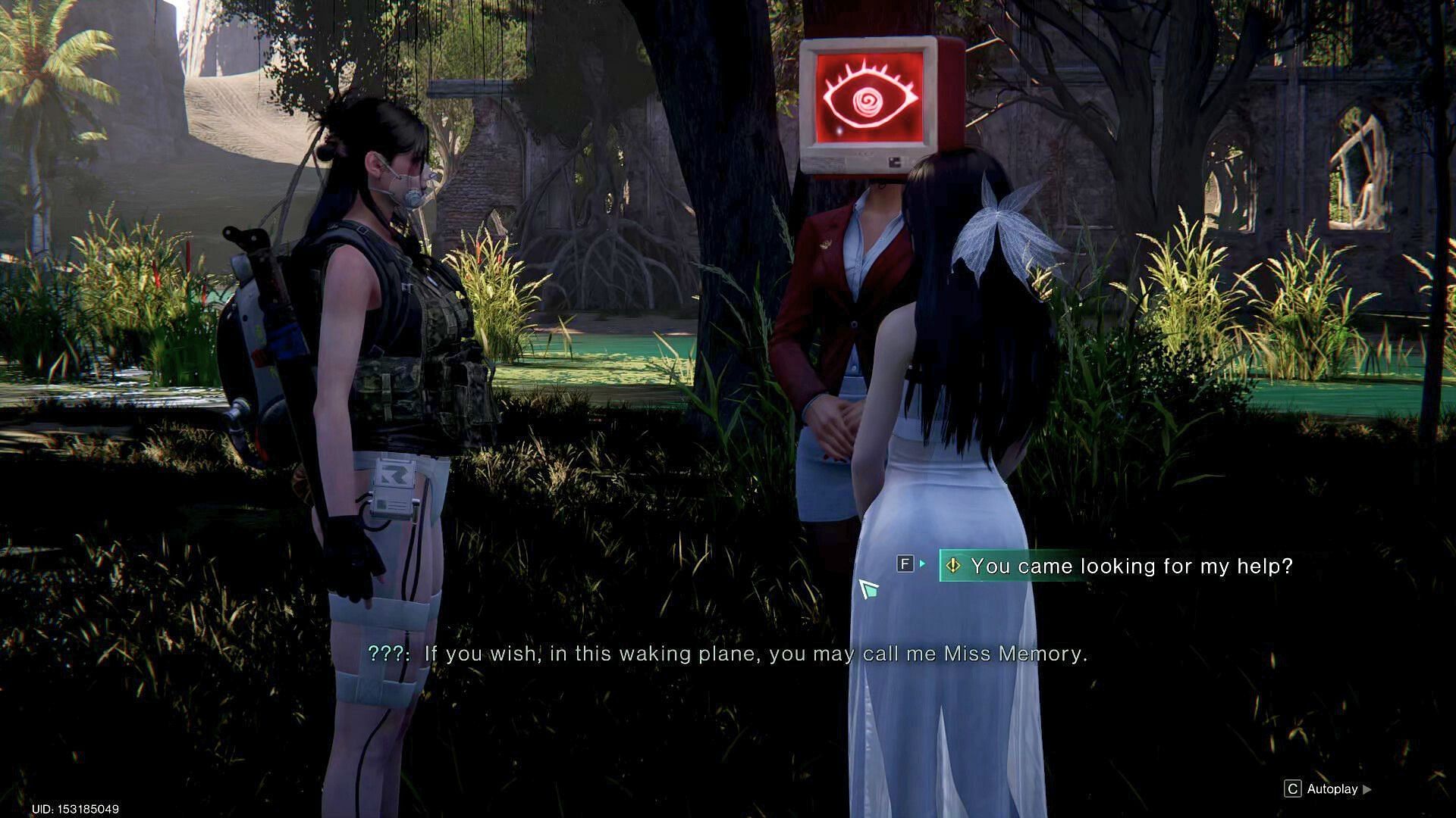 Miss Memory will introduce you to Dream Zones (Image via Starry Studio)