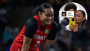 "I’m kinda shocked but I need to see the face" - WNBA fans react to Te-Hina Paopao's affectionate mirror selfie with mystery man