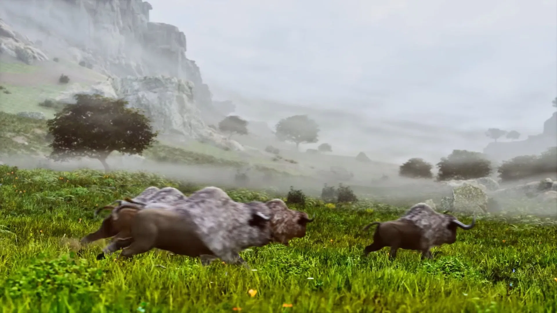 Bison can sprint well (Image via Studio Wildcard)